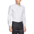 Hot sale high quality 100% cotton slim fit mens dress shirt